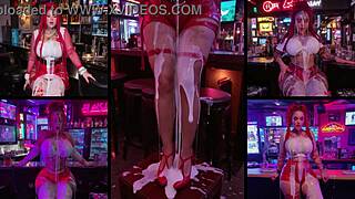 Cum-Drenched Clothed Creampie Mess