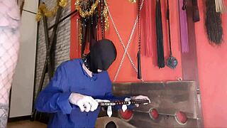 mistress dumps used condom sperm all over her humiliated slave's head 😈💦