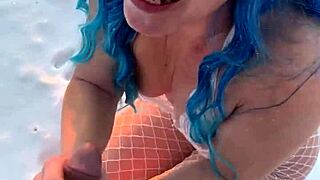 Piss in my mouth baby steamy public toilet slave drinking!