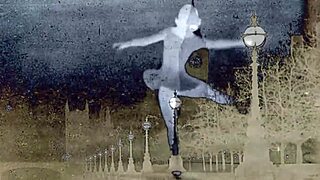 dark lantern unveils hairy beaver and natural tits in vintage beauty tale