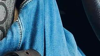 Beautiful NRI girlfriend masturbates in car