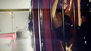 sebastian's solo domination humiliates his bound sporty cunt slave