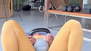 tiny sexy asian babe teases her flexible ass and curves in tempting poses