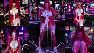 Cum-Drenched Clothed Creampie Mess