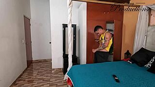 Roommate's naked pic got you sucking huge cock cumshot facial humiliation next?!