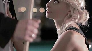 Blonde Cougar Milf Sucks Cock Eagerly in CFNM with Sensual Facial Cumshot