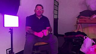 damn that busty fitness morena's hot mmf threesome with cuck hubby joining in 🔥💦