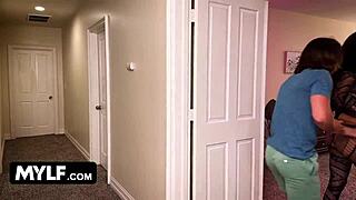 Stepson Slams Cock Hungry Stepmom Doggystyle Cowgirl Missionary