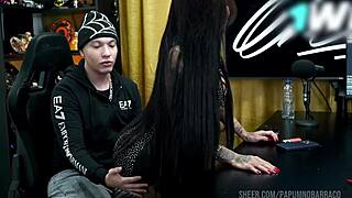 Bibi Griffo Twerks Hotly on Ruan's Lap