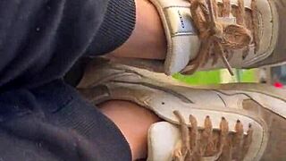 yo check out daddy's nice ride on this curvy slut