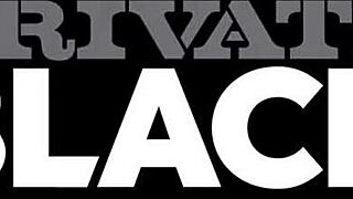 Dark Haired Anastasia Brokelyn Sloppy Blowjob on Big Black Cock Privateblack