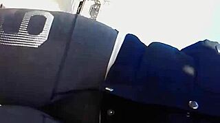 I'm obsessed with my amazing cameltoe pussy print captured up close outdoors in public