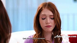 Milf Chloe Amour fucks neighbor teen Myra Moans pussy licking to scissoring