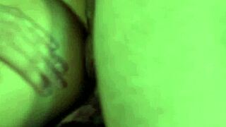 Stepdaddy's hand cracks down hard on my bare ass before pounding teen pussy deep and rough