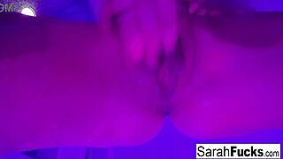 check out this tattooed milf getting all wet and artistic solo