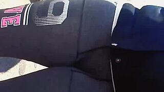 I'm obsessed with my amazing cameltoe pussy print captured up close outdoors in public