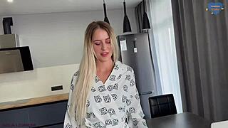 stepsister craves my cock but resisting her shaved pussy ride seems utterly impossible