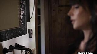 Boyfriend's stepdad fucks small tits teen Emma Jade with friends hardcore