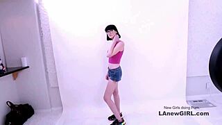 Brunette Goddess Fucked Hard in Model Casting