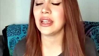 spanish pornstar spills on big ass latina lesbian rides and licks