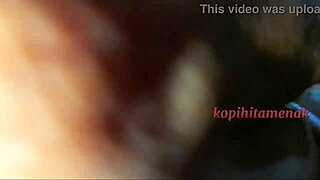 indo viral handjob unloads cumshot on niece's natural small tits