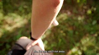 spotted this cute yoga teen in the forest so i gave her rough pov cock riding till she moaned loud