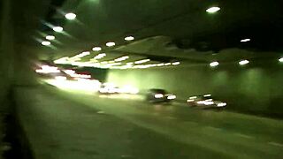 mirela mansur's huge rabuda ass gets fucked by three strangers in sao paulo tunnel see through red