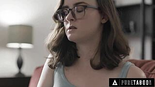 shy jay taylor mirrors therapist angela white's huge natural tits in rough double penetration foursome