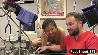 slutty smuggler raya nguyen deepthroats blows and doggystyles for freedom in latex police scene