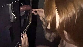 soft cock slips into swing house gloryhole cabin guess the wet surprise