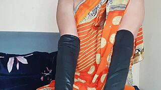 indian wife submits to neighbor creampie closeup yeah it's hot