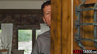 Lexi Luna and Anna Claire Clouds lick pussy in lesbian yoga for big dick