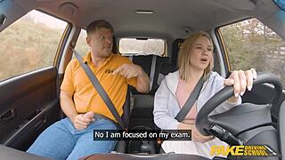 Blonde Mar Bella Fucks Hard Anal in Car Doggystyle Public