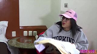 Krista reyes' hotel morning blowjob and toy play