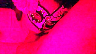 MASKED REDHEAD BABE SPREADS ASS SUCKS BIG COCK HOMEMADE AMATEUR BLOWJOB!