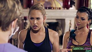 yoga babe fingers herself to massive squirt eruption