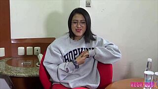 Krista reyes' hotel morning blowjob and toy play