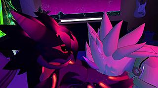 yo these furries jumping into vrchat for their first wild time together