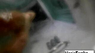 Nicole Aniston Fingers Pussy in Shower