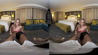 vr fun hides big black cock stretching petite rory knox