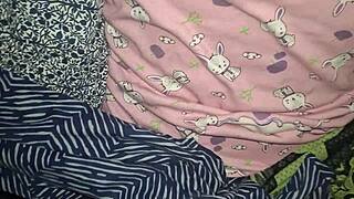 uncle's wife sends hot pics from next room tease