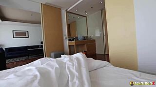 Johntronx Pounds Curvy Asian Ass in Early Morning Doggystyle Creampie POV