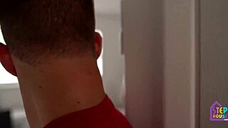 why does this bimbo milf seduce every guy at home?