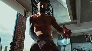 exotic milf gets oiled feet massage then wild pussy fuck in cipriani apartment