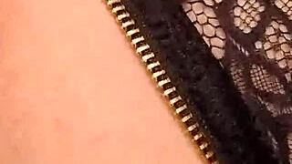 Naughty Housewife Unzips for Front and Back Pounding