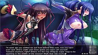taimanin yukikaze's intense massage leads to wild orgasm