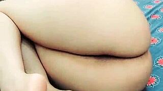 sobia nasir stuffs her huge arab ass with a thick bottle