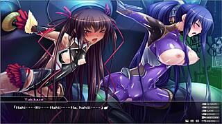 taimanin yukikaze's intense massage leads to wild orgasm
