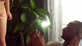 first time interracial i fuck roommate doggystyle after he catches me spying bedroom