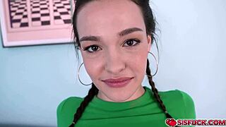 Juan Loco Jerking To Stepsis Rissa May's Huge Titties